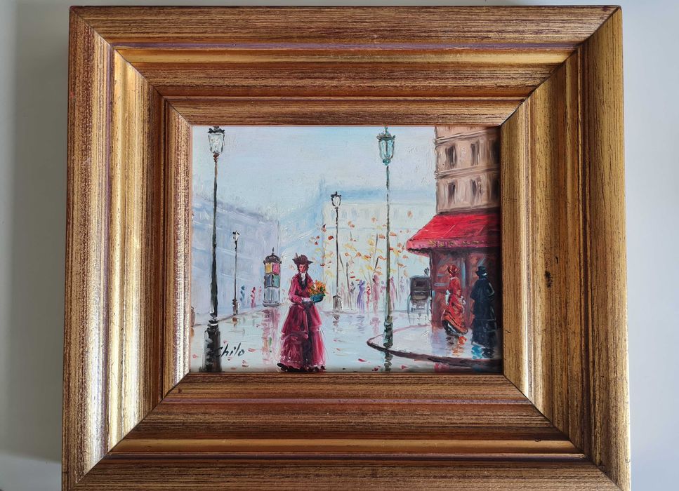 Маслени картини - жени в града