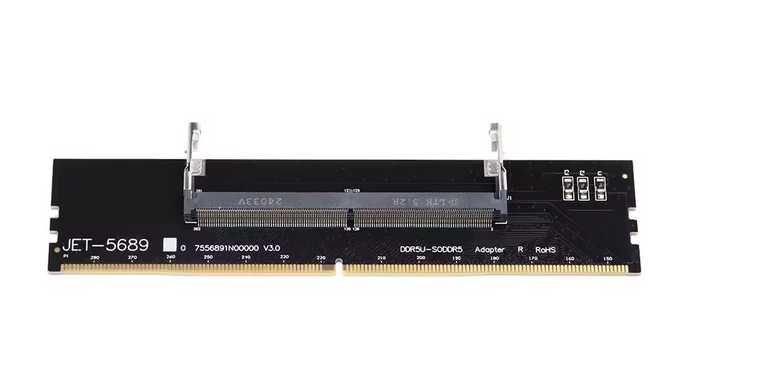 Адаптер за памет от лаптоп към настолен компютър DDR5