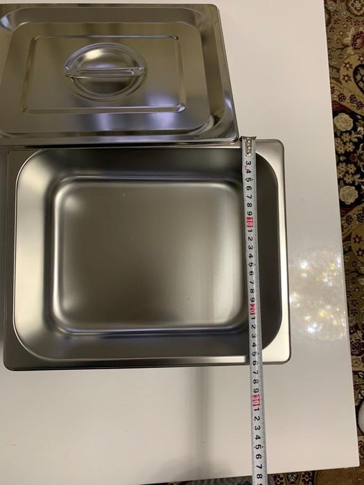 Tavi de inox cu capac