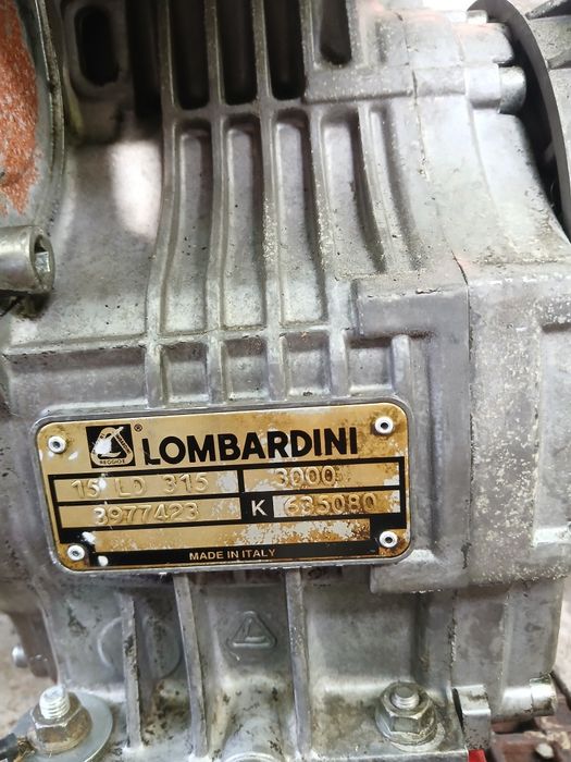Vand-Motor/Generator Lombardini diesel