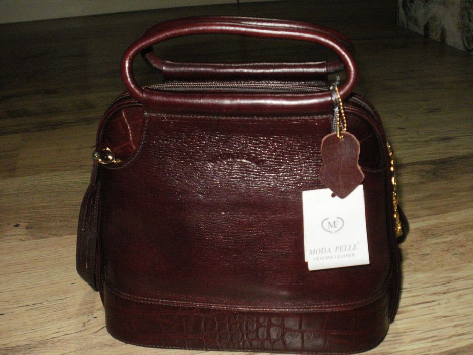 MODA PELLE стилна нова дамска чанта кожа