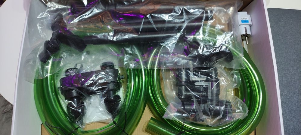 Filtru extern SUNSUN HW-3000 (UV 9W) NOU + Medii filtrante NOI