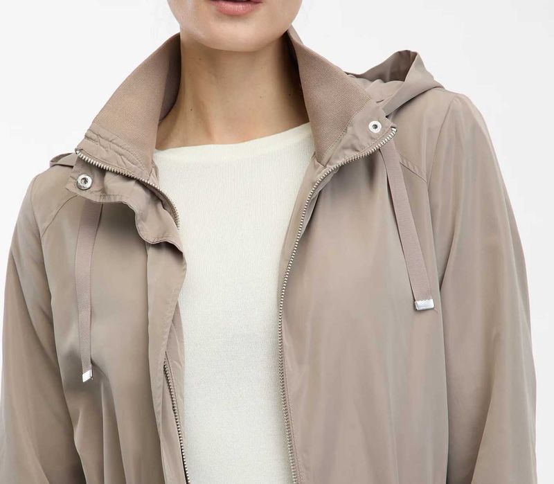 Geaca dama Parka, masura S/36, nou cu eticheta, gri deschis