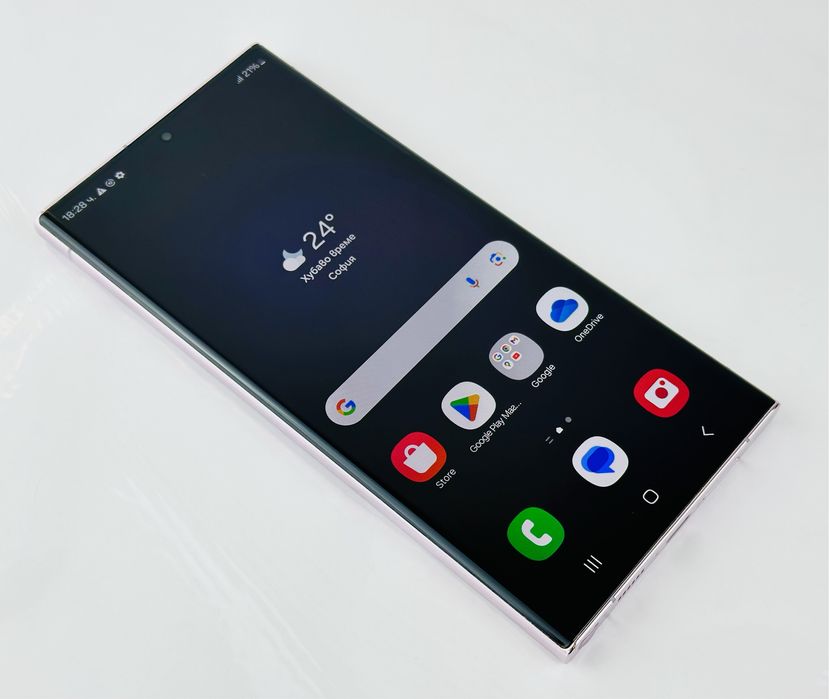 Samsung Galaxy S23 Ultra 5G 256GB Lavender Перфектен! Гаранция!