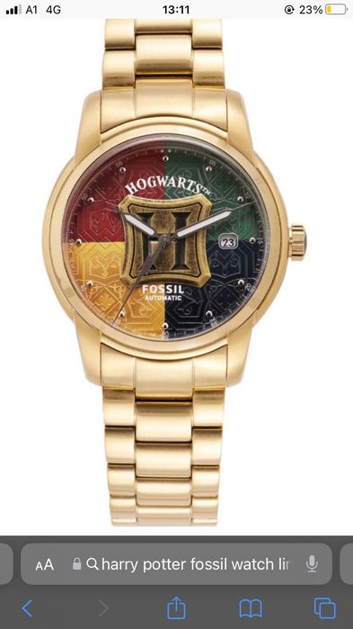 Fossil Harry Potter limited editioн automatic часовник