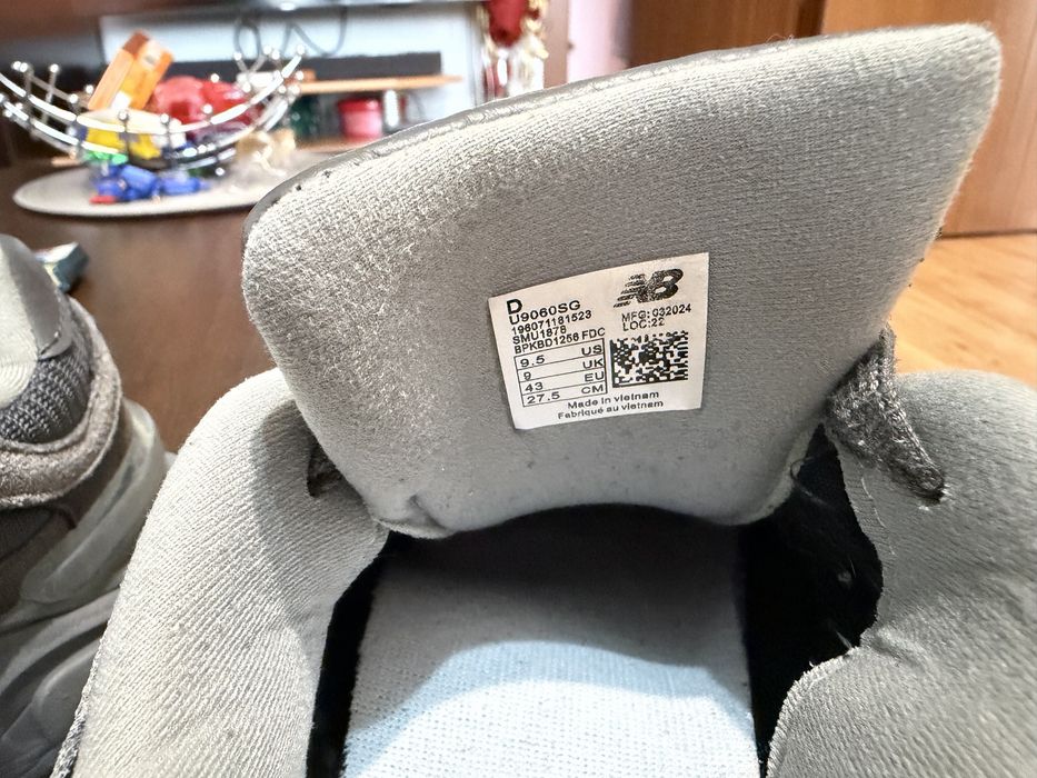 New balance 9060 43 номер