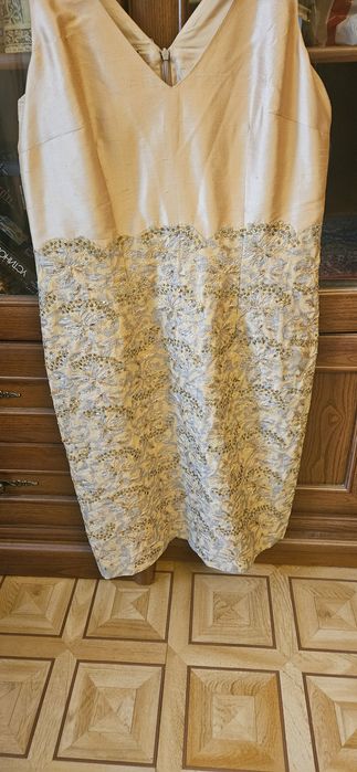 Платье вечернее шелк Италия