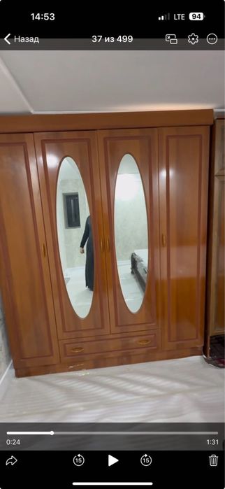 Шкаф ва дарс киладигон сотилади