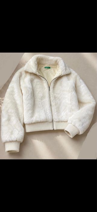 Молочная шубка Двойка  Dior