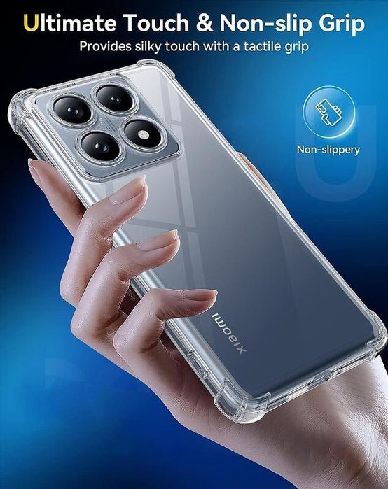 Прозрачен Силиконов Удароустойчив Кейс за Xiaomi 14T /14T Pro / 13T