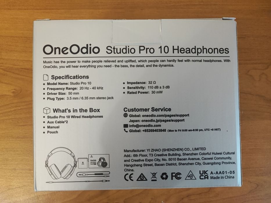 Наушники OneOdio Studio Pro 10