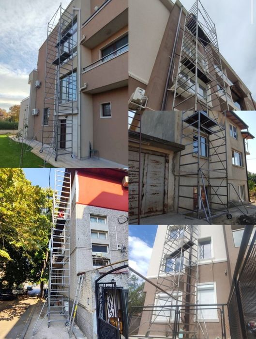 Чисто ново мобилно скеле олекотено перфектно за работа