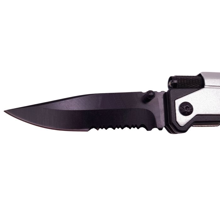 Briceag vanatoare IdeallStore®, Robo Blade, 22 cm, argintiu