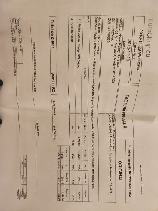 Epilator IPL Lumea Prestige SC2009