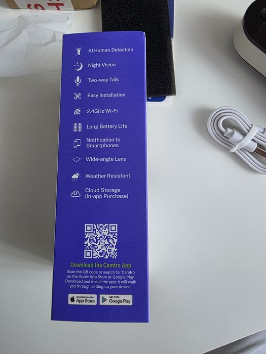 Sonerie Video Wireless WiFi cu Cameră, Night Vision, Audio 2-Way