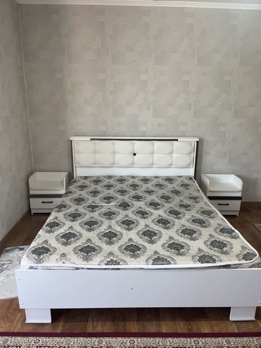 Кровать тумба 2шт матрас