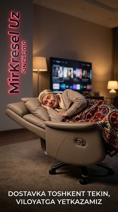 Кресло Офисное MK-2251 Grey Кресло Нархлари Qashqadaryo Kreslo Narxi