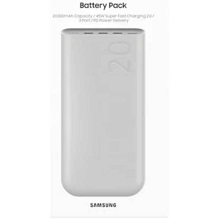 Baterie externa Samsung 3 x USB TypeC 20000mAh 45W Super Fast Charging