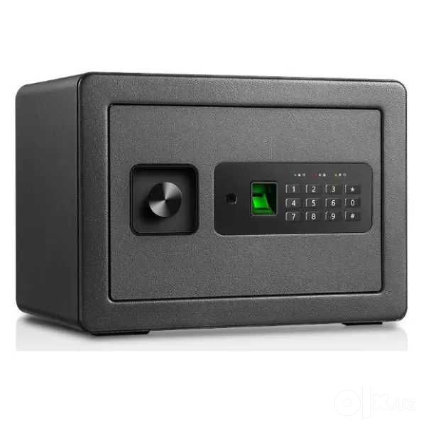 Сейф Deli 33559 потайной сейф с отпечаткой черный 25х35х25 10кг