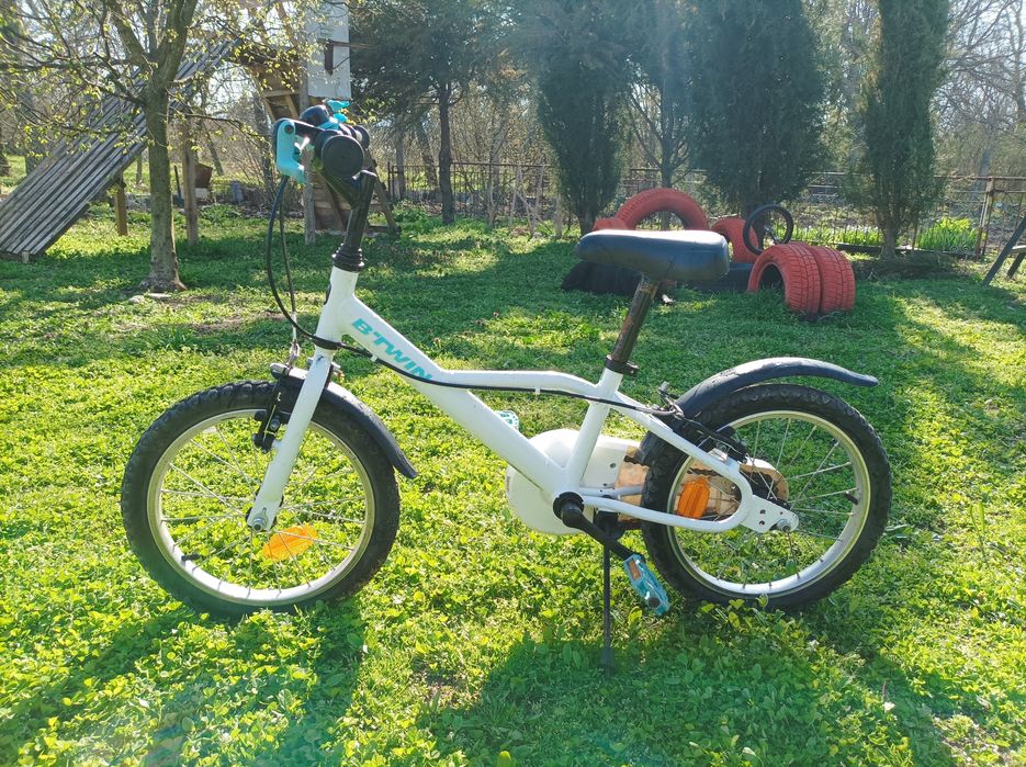 Детски велосипед 16 инча 100 inuit, за деца от 4 до 6 години