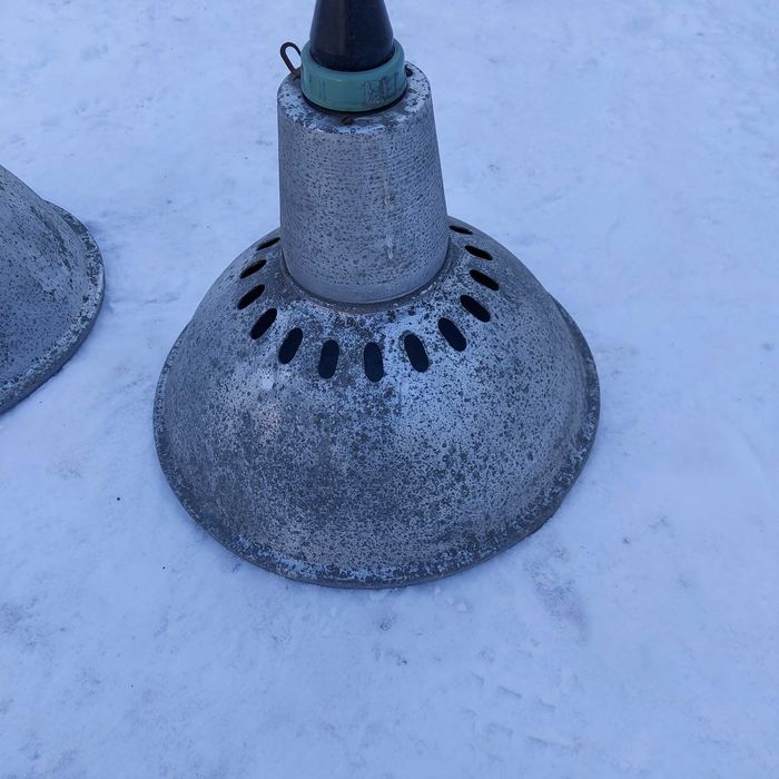 Плафоны алюминиевые промышленные ретро