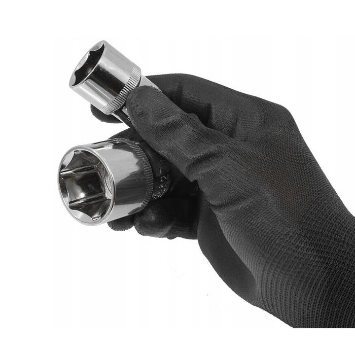 Set chei tubulare 1/2", CR-V cu clichet 72T, 19 piese, Verke