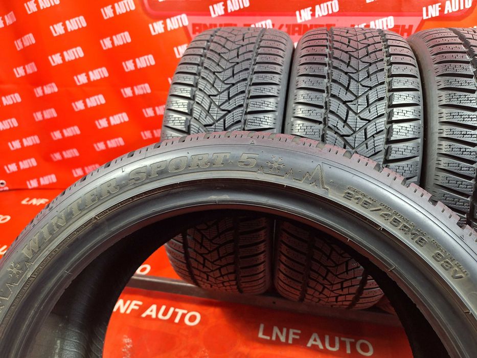 Anvelope de IARNA - 215/45/18 - DUNLOP 5 - CA NOI - DOT 2019 !