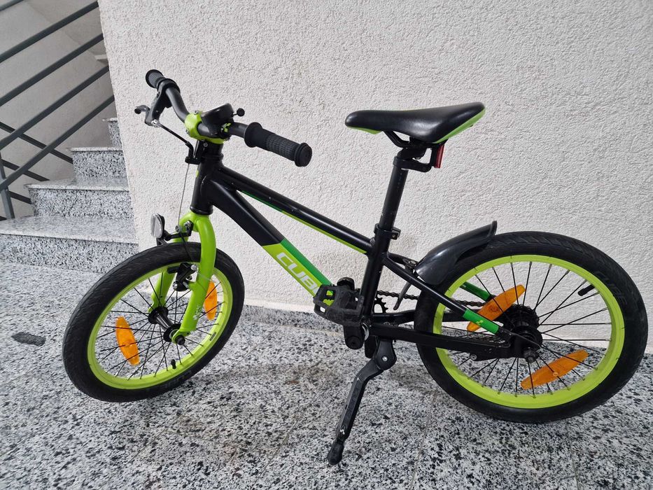 BICICLETA Copii CUBE CUBIE 160 Black Green Roti 16"