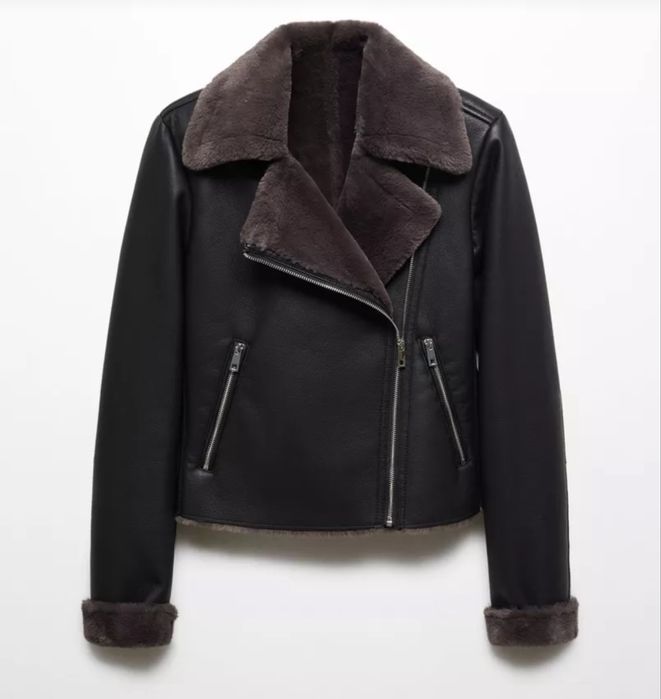 Дубленка косуха mango