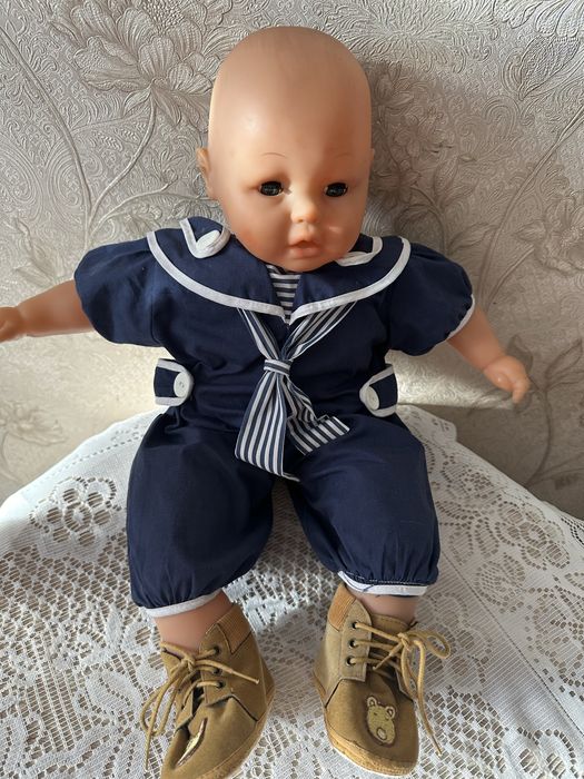 Шапка сапожки кукла