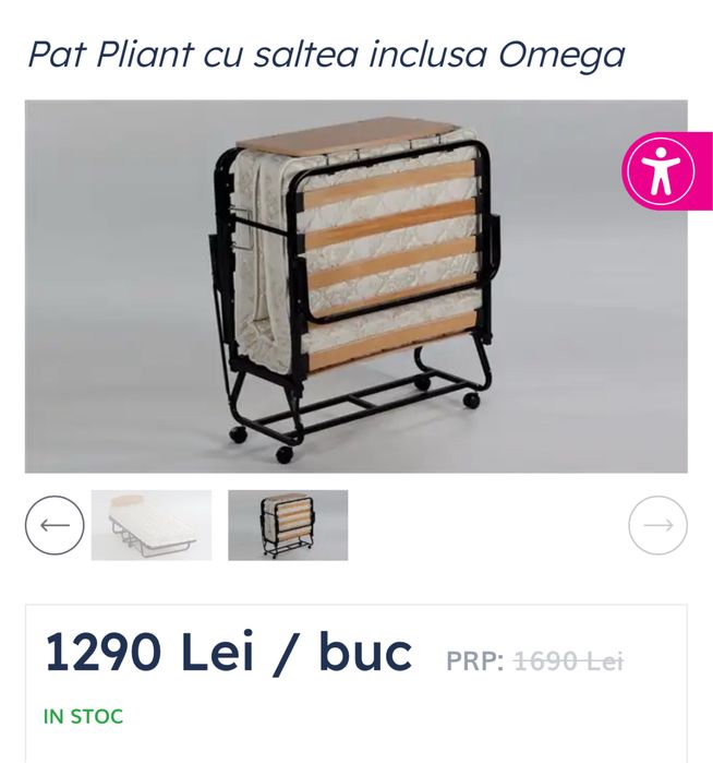 Pat pliabil 3 modele