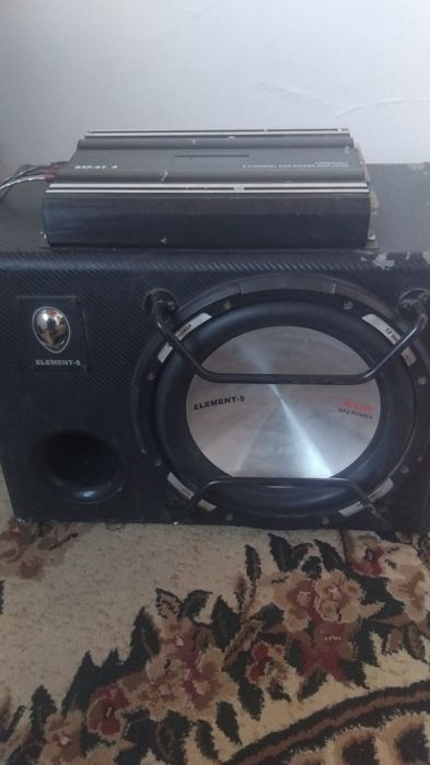 Продам усилитель вместе с колонкой