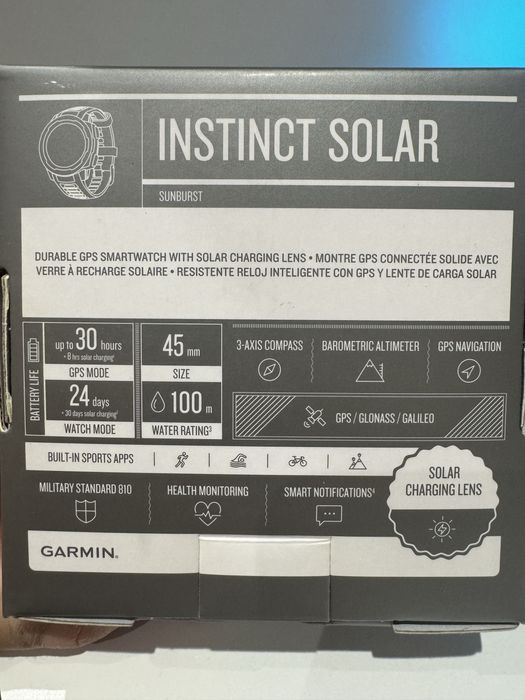 Часы Garmin Instinct Solar