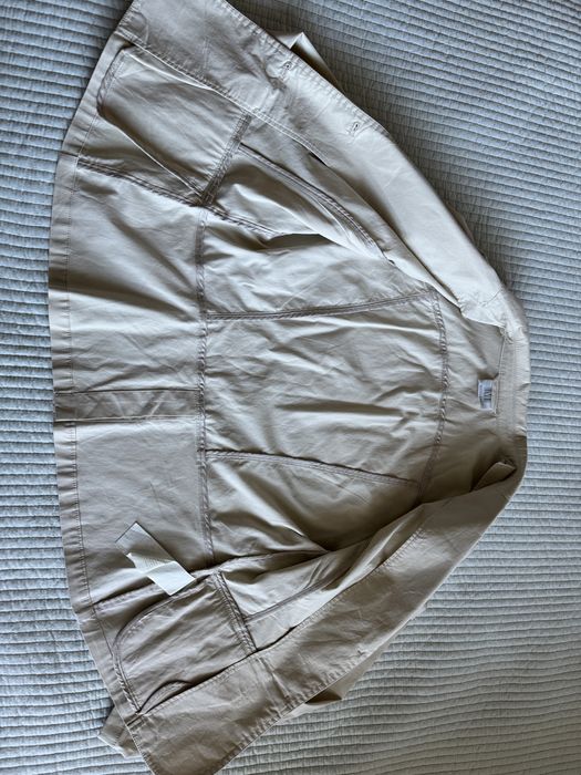 Sacou crem din bumbac marime M Madeleine