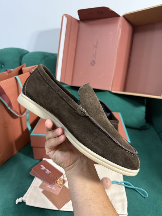 Mocasini Loro Piana piele naturala 100% Full Box colectie noua