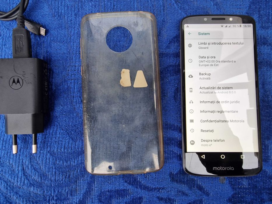 Telefon mobil Motorola Moto E6 Plus, Dual SIM, 32GB, 4G,