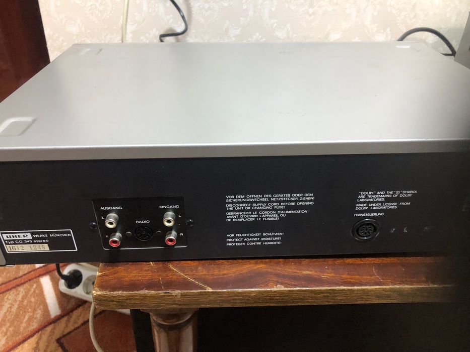 Casetofon deck Uher CG 343 și Jvc KD-20E