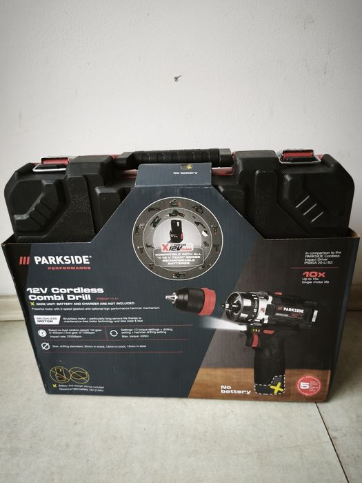 Винтоверт Парксайд черна серия