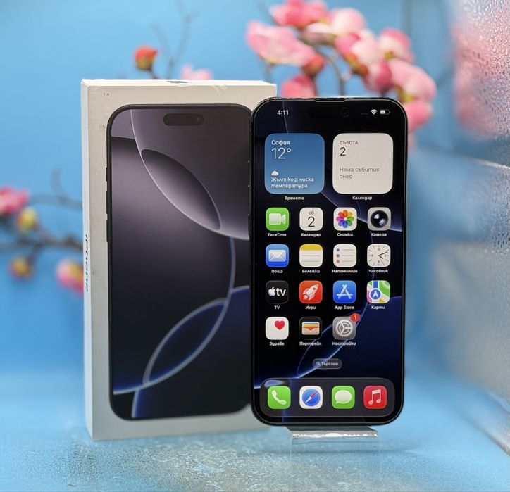 Apple iPhone 16 Pro Max, 256GB, 5G, Black Titanium