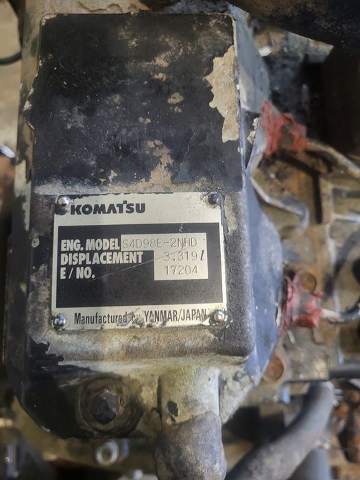 Motor yanmar komatsu  vola wa 90 95 si alte utilaje