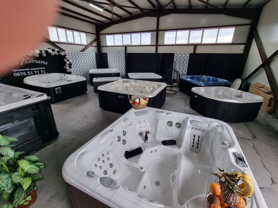 Градински джакузита от 3000 евро  доставка до Гърция