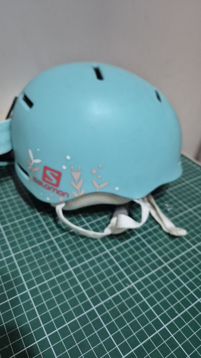 Casca ski pentru copii Salomon cu ochelari S 49-53