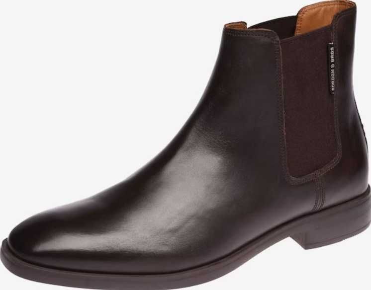 Ghete chelsea 45 plain toe Gordon Bros piele naturala moale NOI