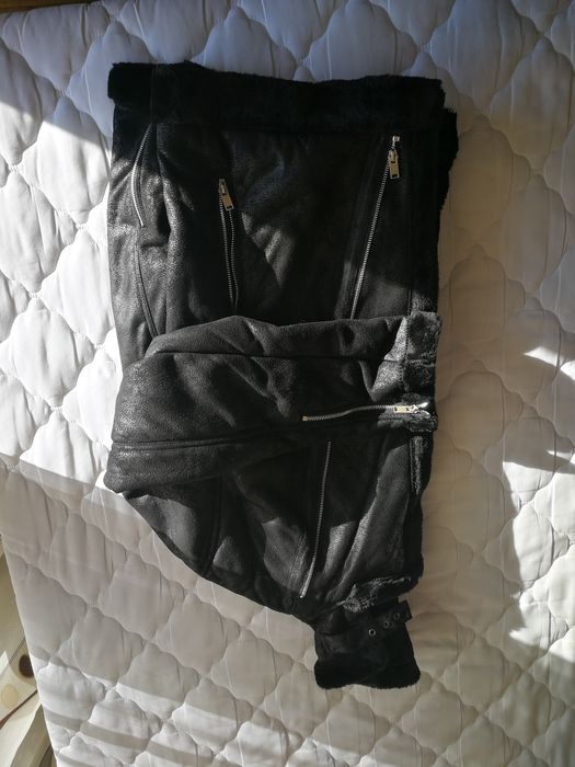 Мъжко зимно черно яке