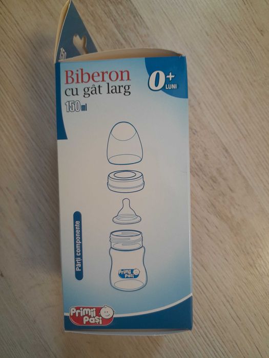 Biberon gat larg +0 luni, 150 ml ( Nou/Sigilat )