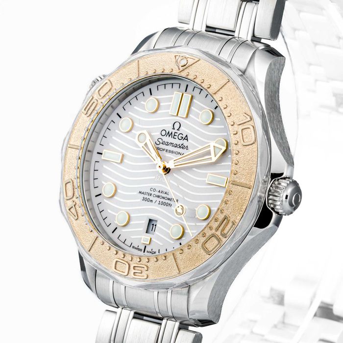 Omega Seamaster Diver 300M Paris 2024 522.21.42.20.04.001 Moonshine™ Gold & Steel