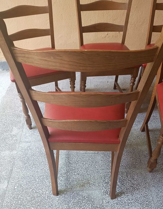 Комплект от 6 стола, бук