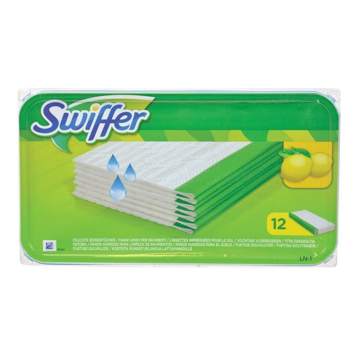 Laveta rezerva pentru mop podea Swiffer Sweeper, set 12 lavete umede