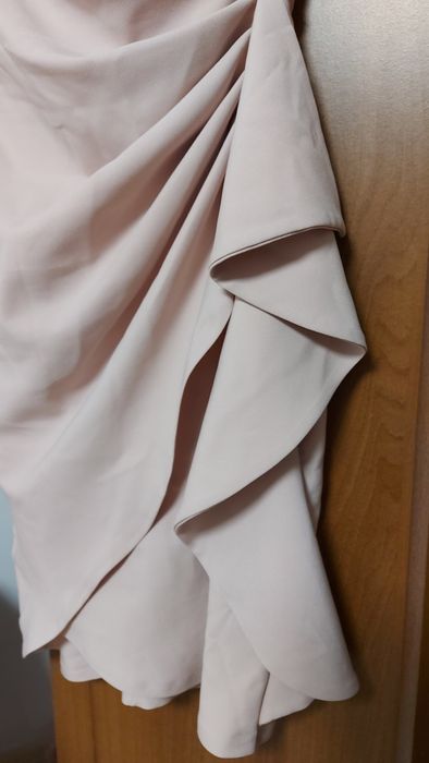 Официална розова рокля