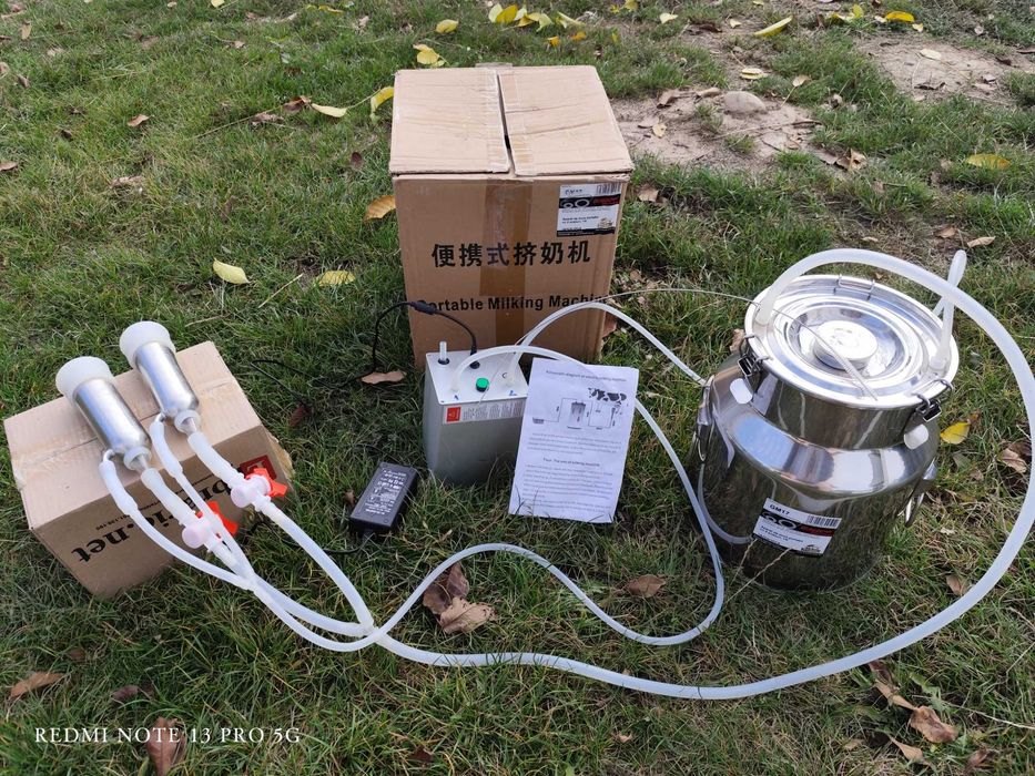 Aparat de muls portabil Breckner Germany 1 post, bidon 14L